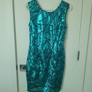 Sequin Body Con Dress